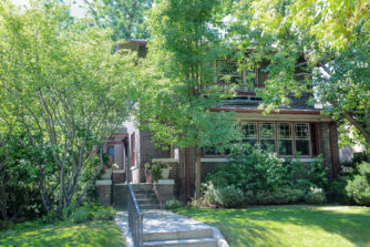 Owned by Sandra and Kurt Stenmark, this Forest Parkway Arts and Crafts style home was built in 1922.