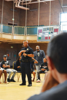 Youth and cops shared concerns at the August 6 event in NE Park Hill “Youth and Cops Voice Opinions.” Over 250 youth, adults and cops were in attendance. Jaida and Jedidiah Johnson, interviewed for this article, helped organize the event. 