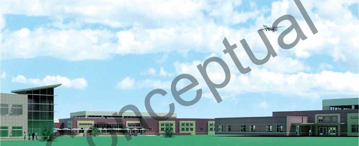 Stapleton High School rendering