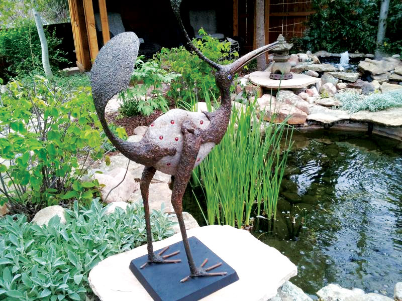 June 13—Annual Park Hill  Garden Walk Master gardeners, enthusiasts and anyone looking for a summer activity is invited to the 2015 Park Hill Garden Walk from 10am to 4pm on June 13. The walk showcases 10 gardens featuring designed pathways, summer flowers, and shrubs and veggies. Garden art and sculpture are displayed as well, like this piece from last year’s walk (photo by Park Hill residents Tom Wordinger and Bill Benzie). Each year, gardens are selected based on aesthetic, diversity, and proximity. The exact locations of the gardens are not disclosed until the day of. A map with descriptions and locations of gardens is included when purchasing a ticket and is received at the start of the walk. For more information or to buy tickets visit parkhillgardenwalk.org. 