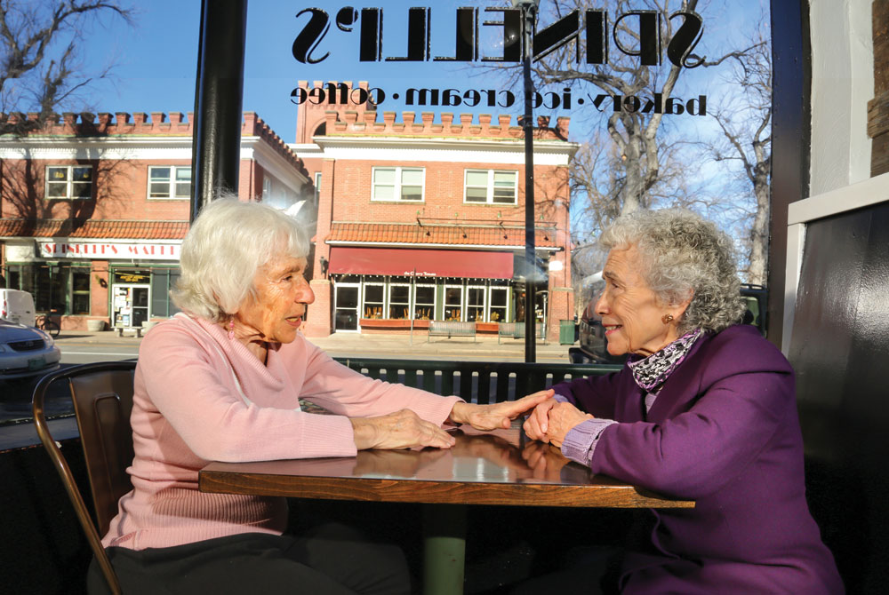 Long-time Park Hill residents and close friends, Helen Wolcott (left) and Anna Jo Haynes (right) reminisce about life in Park Hill during the ‘60s and ‘70s. Both were major figures in Denver’s integration.