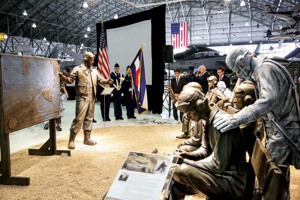 A new exhibit at Wings Over the Rockies, Lest We Forget: The Mission, is a tribute to pilots of the Army Air Corps in World War II by Major Fredric Arnold (ret.) 