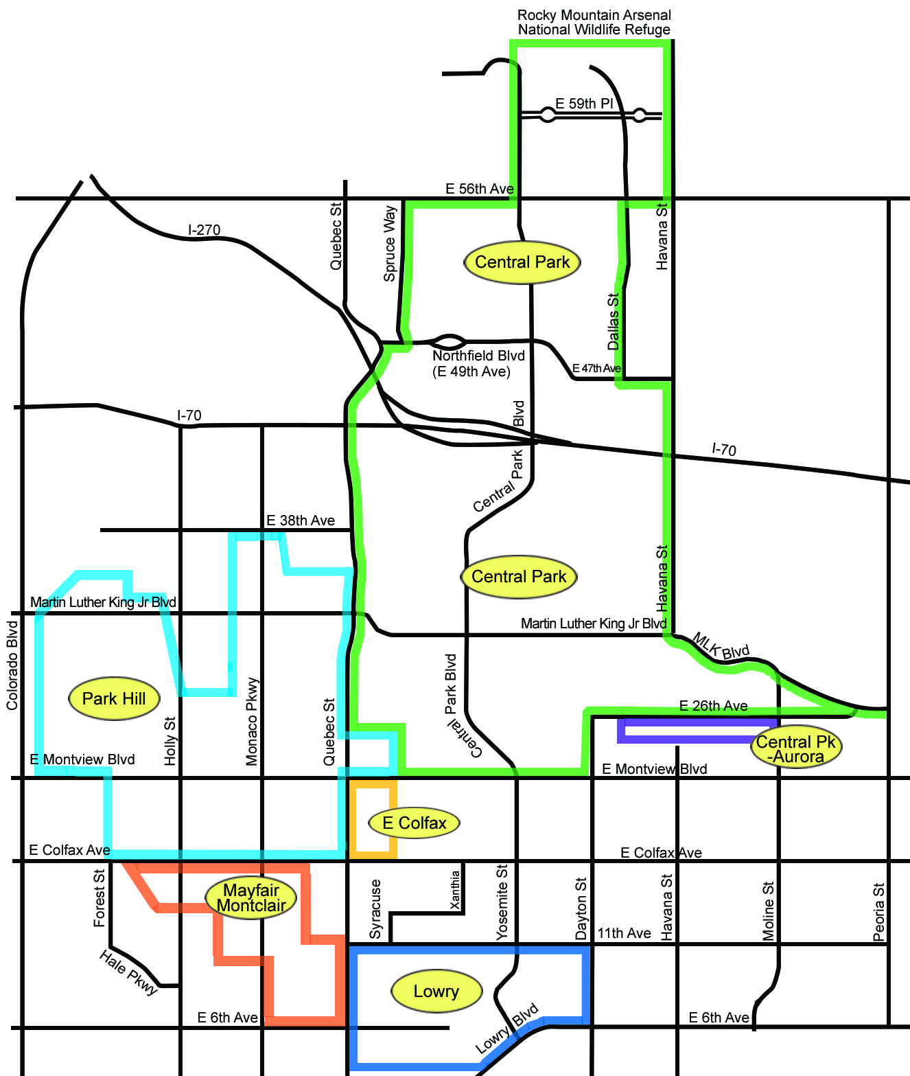 Front Porch Distribution Map