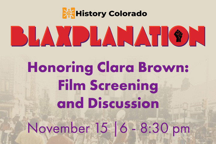 Honoring Clara Brown: Film Screening and Discussion