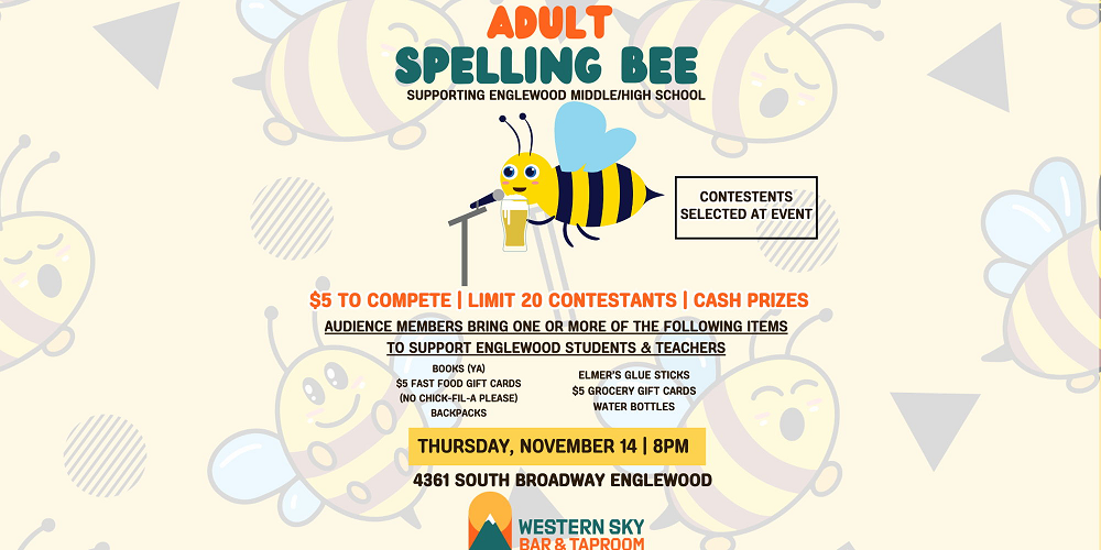 Adult Spelling Bee at Western Sky Bar & Taproom