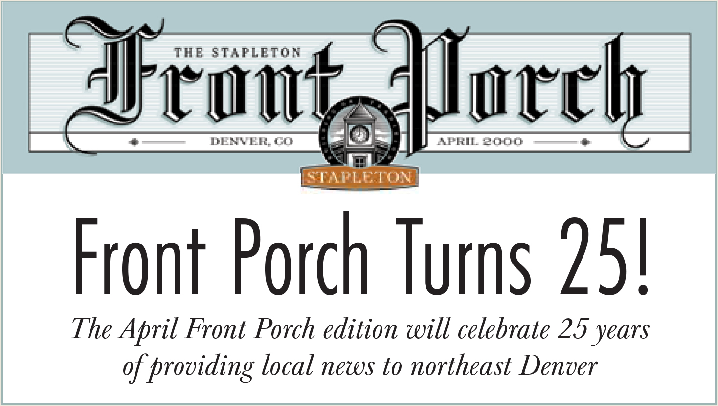 Front Porch’s 25th Anniversary