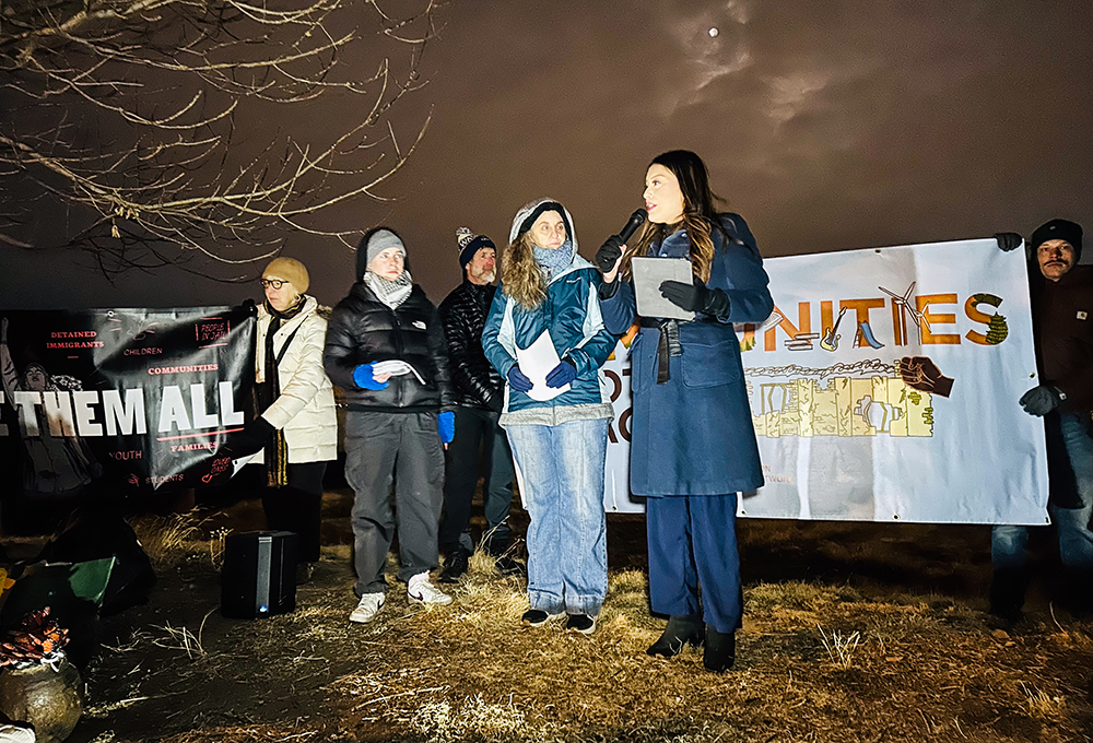 A Vigil Supporting Denver Area Immigrants