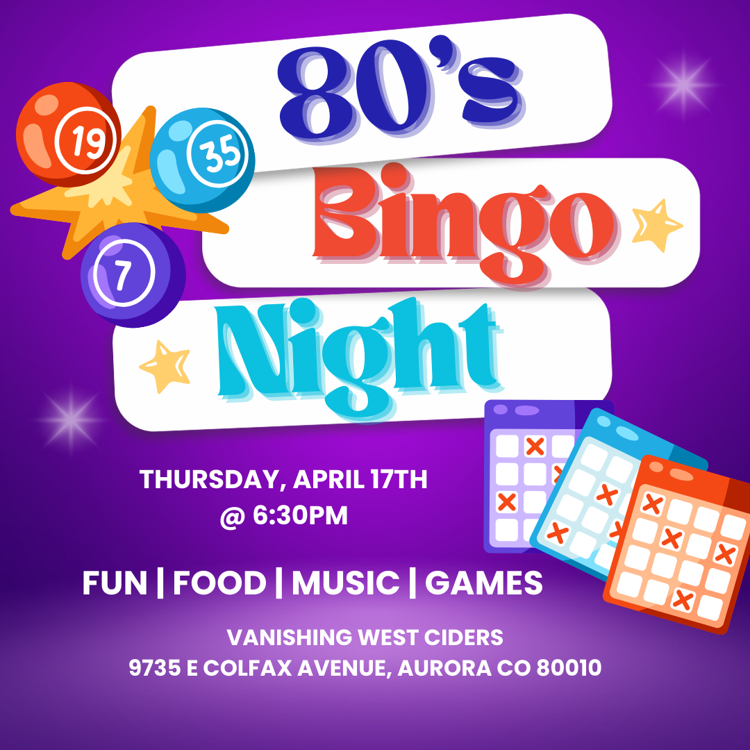 80s Bingo Night