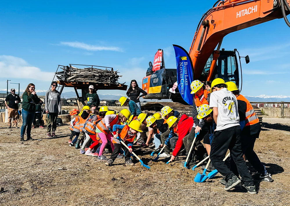 Construction of Bluff Lake Nature Center’s New Project is Underway