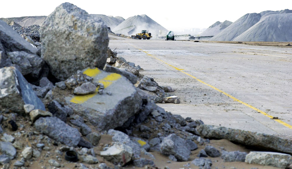 Recycling the Runways: What Happened to 6.5 Million Tons of Concrete?