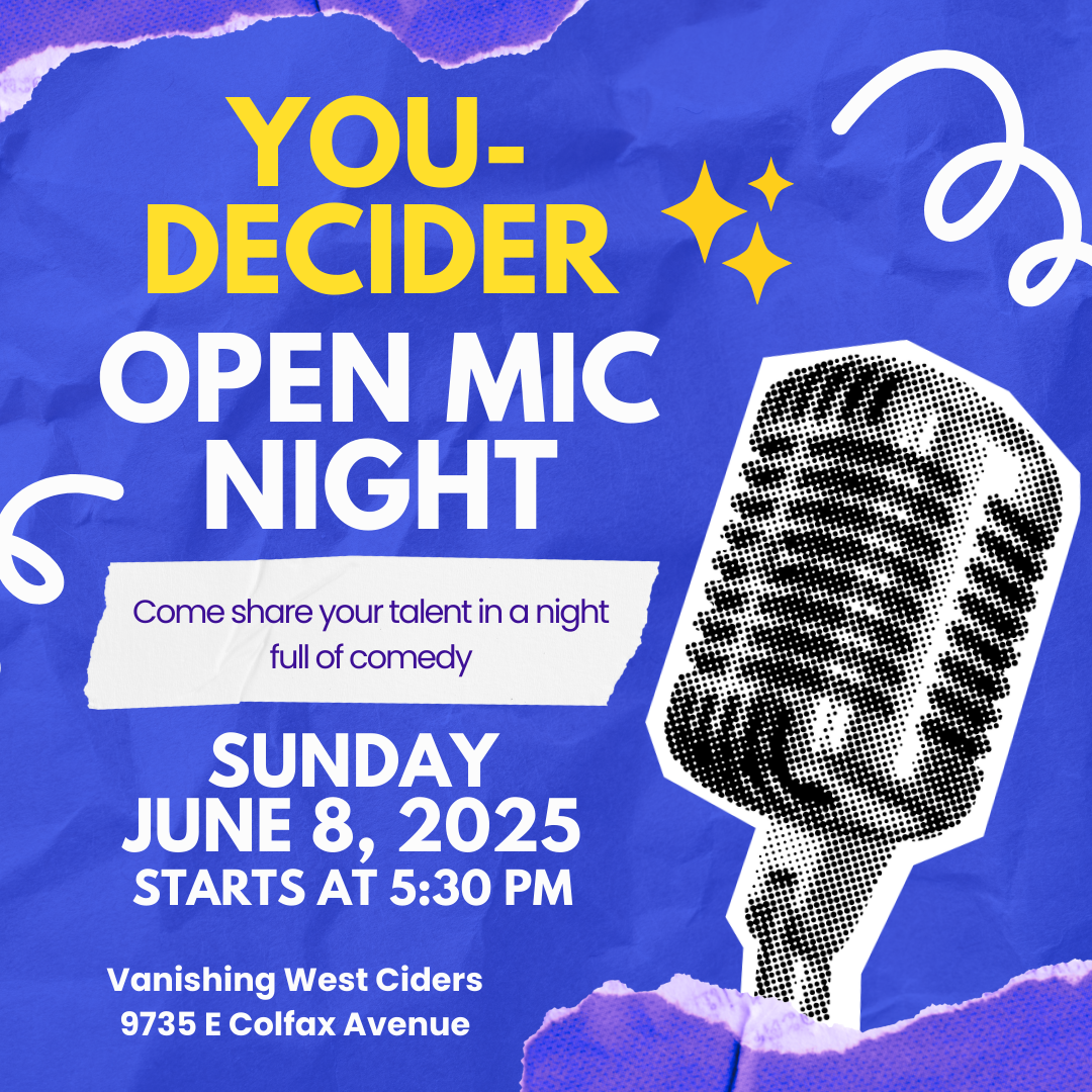 You-Decider Open Mic Night
